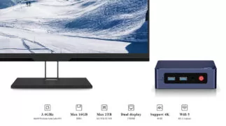 BEELINK mini PC MINI S12, Intel CPU N95, 8GB, 256GB SSD, Windows 11 Pro 5
