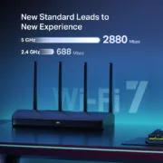 MERCUSYS router MR27BE, WiFi 7, 3.6Gbps BE3600, EasyMesh, Ver 1.20 5