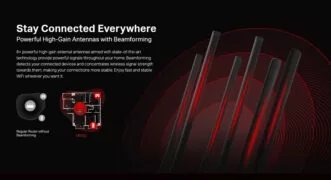 MERCUSYS Gigabit Router MR50G, WiFi 1900Mbps AC1900, Dual Band, Ver. 1.0 4