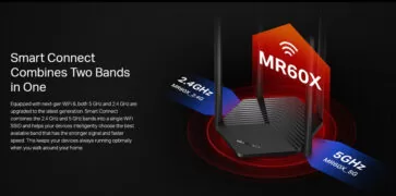 MERCUSYS router MR60X, Wi-Fi 6, 1500Mbps AX1500, Dual Band, Ver. 2.0 2