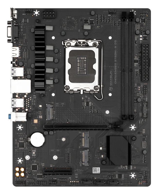 MAXSUN μητρική Challenger B760M-N D5, 2x DDR5, s1700, USB 3.2, 1G LAN, M-ATX 5 MAXSUN μητρική Challenger B760M-N D5, 2x DDR5, s1700, USB 3.2, 1G LAN, M-ATX - Image 3