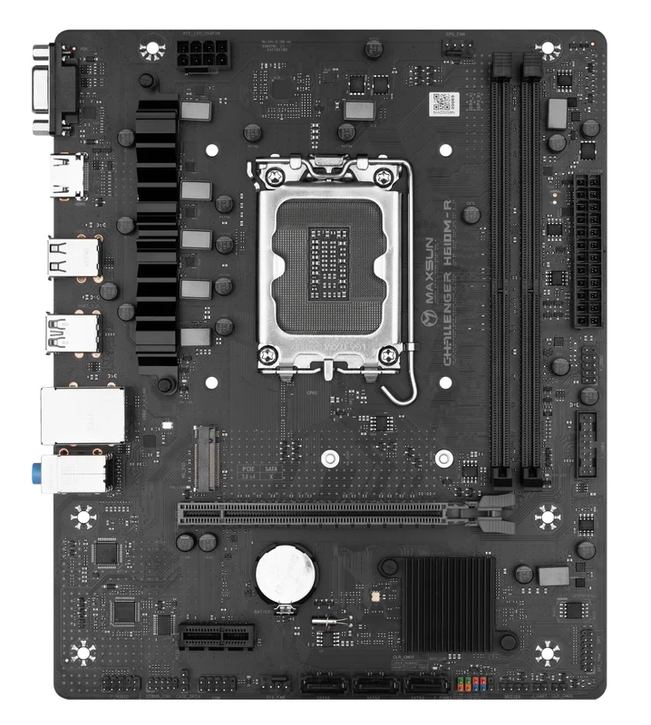 MAXSUN μητρική Challenger H610M-R V2, 2x DDR4, s1700, USB 3.2, 1G LAN, M-ATX 5 MAXSUN μητρική Challenger H610M-R V2, 2x DDR4, s1700, USB 3.2, 1G LAN, M-ATX - Image 3