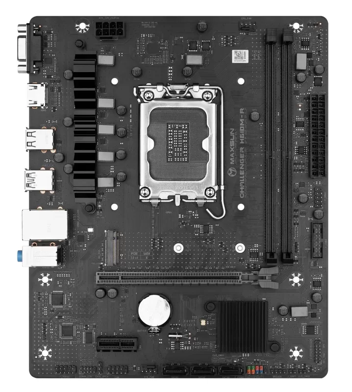MAXSUN μητρική Challenger H610M-R V2, 2x DDR4, s1700, USB 3.2, 1G LAN, M-ATX 5 MAXSUN μητρική Challenger H610M-R V2, 2x DDR4, s1700, USB 3.2, 1G LAN, M-ATX - Image 3