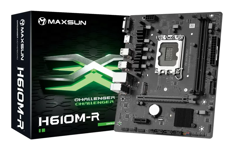 MAXSUN μητρική Challenger H610M-R V2, 2x DDR4, s1700, USB 3.2, 1G LAN, M-ATX 6 MAXSUN μητρική Challenger H610M-R V2, 2x DDR4, s1700, USB 3.2, 1G LAN, M-ATX - Image 4
