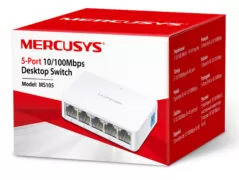 MERCUSYS Desktop Switch MS105, 5x 10/100 Mbps, Ver. 2 3