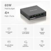 MERCUSYS Desktop Switch MS105GP, 5x 10/100/1000 Mbps, PoE+, Ver. 1.0 9 MERCUSYS Desktop Switch MS105GP, 5x 10/100/1000 Mbps, PoE+, Ver. 1.0 2