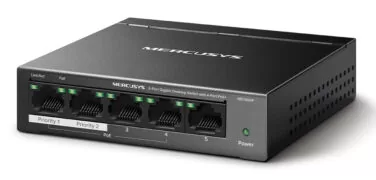 MERCUSYS Desktop Switch MS105GP, 5x 10/100/1000 Mbps, PoE+, V.3.0 1