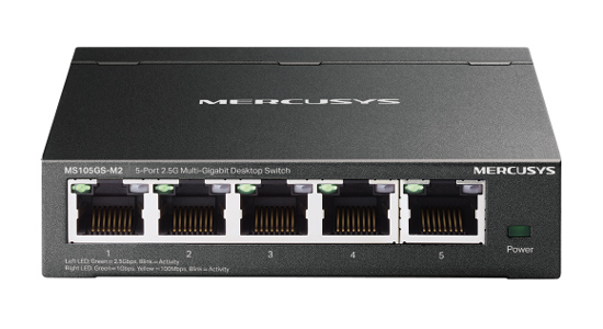 MERCUSYS desktop switch MS105GS-M2, 5x 2.5Gbps θύρες, UN/1.0 4 MERCUSYS desktop switch MS105GS-M2, 5x 2.5Gbps θύρες, UN/1.0 - Image 2