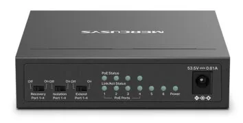 MERCUSYS Desktop Switch MS106LP, 6x 10/100 Mbps, PoE+, Ver. 1.0 3