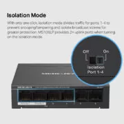 MERCUSYS Desktop Switch MS106LP, 6x 10/100 Mbps, PoE+, Ver. 1.0 5