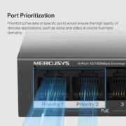 MERCUSYS Desktop Switch MS106LP, 6x 10/100 Mbps, PoE+, Ver. 1.0 13 MERCUSYS Desktop Switch MS106LP, 6x 10/100 Mbps, PoE+, Ver. 1.0 6