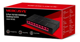 MERCUSYS Desktop Switch MS108G, 8x 10/100/1000 Mbps, Ver. 1 13 MERCUSYS Desktop Switch MS108G, 8x 10/100/1000 Mbps, Ver. 1 4
