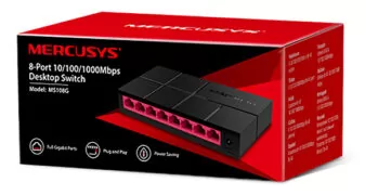 MERCUSYS Desktop Switch MS108G, 8x 10/100/1000 Mbps, Ver. 1 13 MERCUSYS Desktop Switch MS108G, 8x 10/100/1000 Mbps, Ver. 1 4