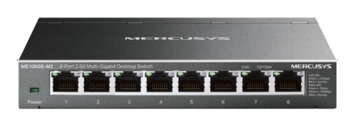 MERCUSYS desktop switch MS108GS-M2, 8x 2.5Gbps θύρες, UN/1.0 6 MERCUSYS desktop switch MS108GS-M2, 8x 2.5Gbps θύρες, UN/1.0 2