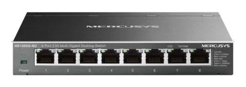 MERCUSYS desktop switch MS108GS-M2, 8x 2.5Gbps θύρες, UN/1.0 6 MERCUSYS desktop switch MS108GS-M2, 8x 2.5Gbps θύρες, UN/1.0 2