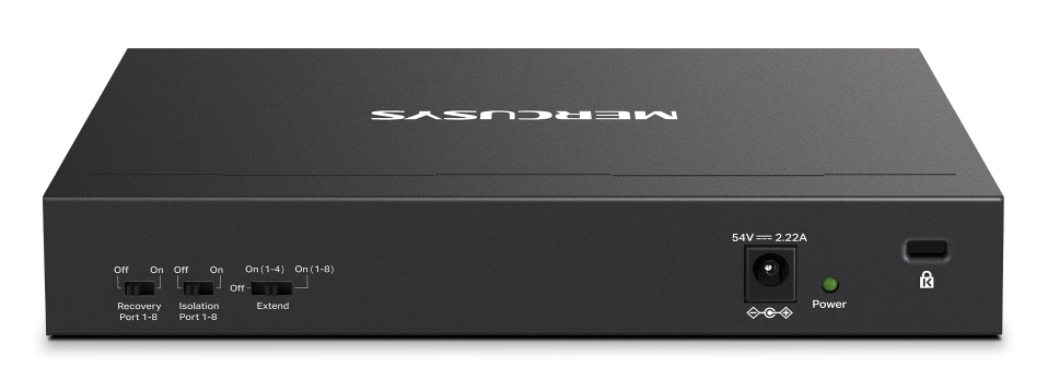 MERCUSYS Desktop Switch MS110CMP, 8x 10/100Mbps PoE+, 2x Gigabit, Ver. 1.0 5 MERCUSYS Desktop Switch MS110CMP, 8x 10/100Mbps PoE+, 2x Gigabit, Ver. 1.0 - Image 3
