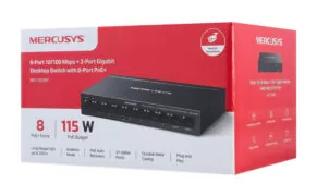 MERCUSYS Desktop Switch MS110CMP, 8x 10/100Mbps PoE+, 2x Gigabit, Ver. 1.0 6