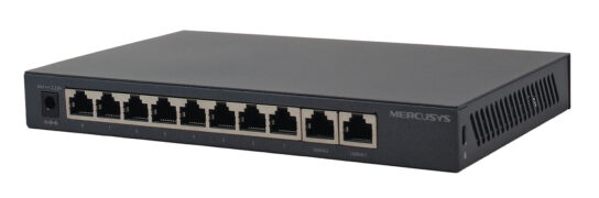 MERCUSYS Desktop Switch MS110GMP, 8x 10/100/1000Mbps PoE+, 2x Gigabit, Ver. 1.0 2