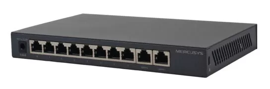 MERCUSYS Desktop Switch MS110GMP, 8x 10/100/1000Mbps PoE+, 2x Gigabit, Ver. 1.0 6 MERCUSYS Desktop Switch MS110GMP, 8x 10/100/1000Mbps PoE+, 2x Gigabit, Ver. 1.0 2