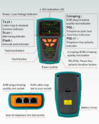 PROSKIT tester καλωδίων δικτύου MT-7029N για RJ45/11/12 9