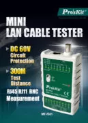 PROSKIT tester καλωδίων δικτύου MT-7031 για RJ45/11/12/22 & BNC 2