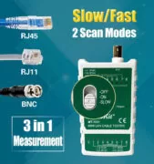 PROSKIT tester καλωδίων δικτύου MT-7031 για RJ45/11/12/22 & BNC 4