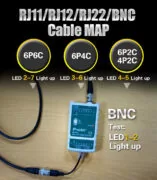 PROSKIT tester καλωδίων δικτύου MT-7031 για RJ45/11/12/22 & BNC 8