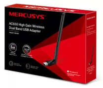 MERCUSYS ασύρματος USB αντάπτορας δικτύου MU6H, 650Mbps, 2.4/5GHz, V 1.0 3