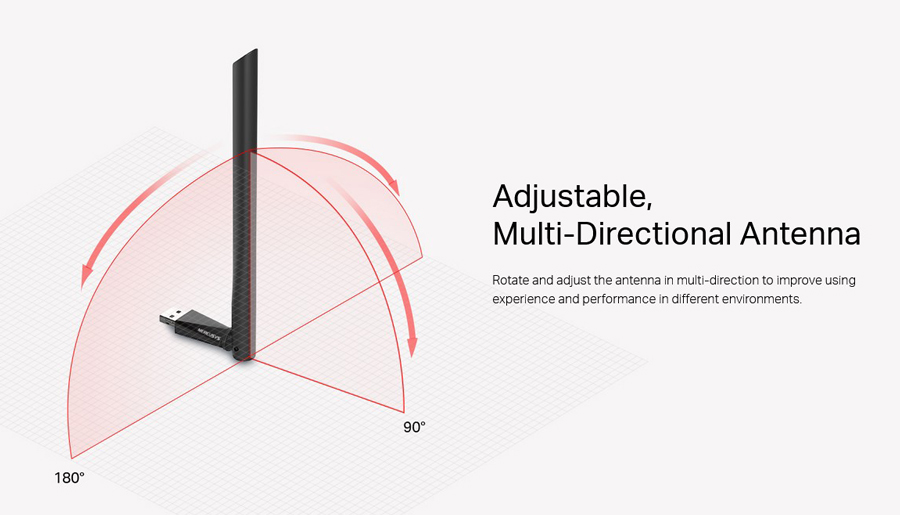 MERCUSYS ασύρματος USB αντάπτορας δικτύου MU6H, 650Mbps, 2.4/5GHz, V 1.0 7 MERCUSYS ασύρματος USB αντάπτορας δικτύου MU6H, 650Mbps, 2.4/5GHz, V 1.0 - Image 5