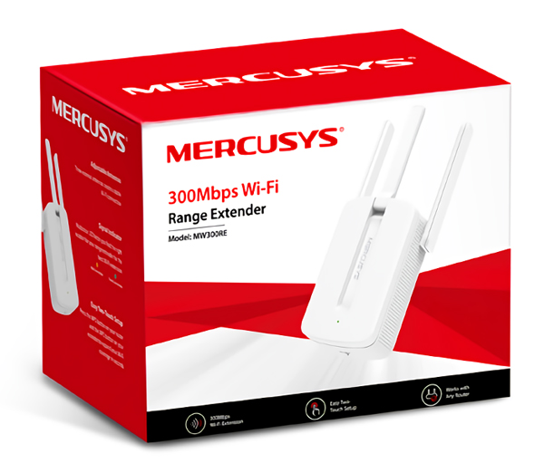 MERCUSYS Wi-Fi Range Extender MW300RE, 300Mbps, MIMO, Ver. 4 5 MERCUSYS Wi-Fi Range Extender MW300RE, 300Mbps, MIMO, Ver. 4 - Image 3