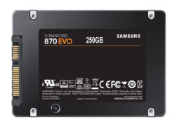 SAMSUNG SSD 870 Evo 2.5", 250GB, SATA 3, 560-530MB/s 6 SAMSUNG SSD 870 Evo 2.5", 250GB, SATA 3, 560-530MB/s 2