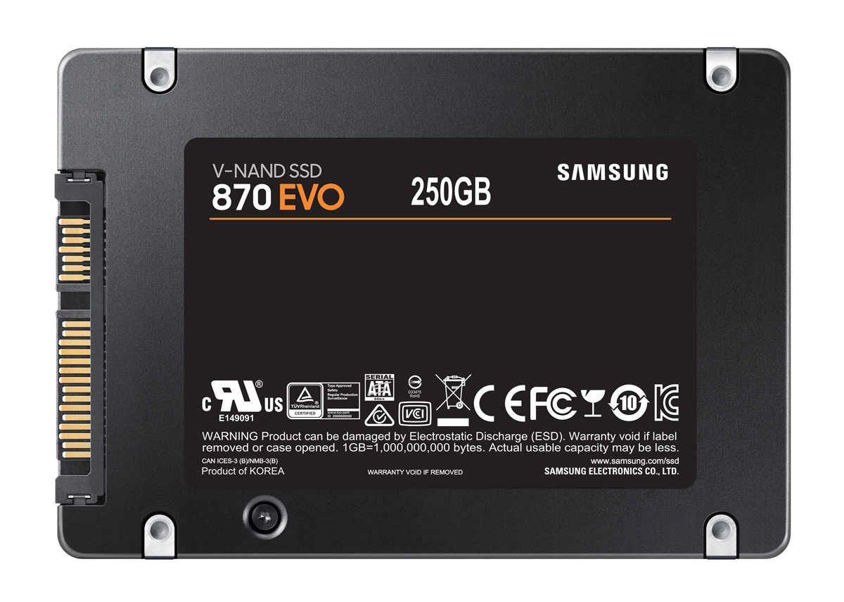 SAMSUNG SSD 870 Evo 2.5", 250GB, SATA 3, 560-530MB/s 4 SAMSUNG SSD 870 Evo 2.5", 250GB, SATA 3, 560-530MB/s - Image 2