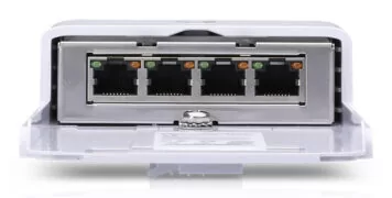 UBIQUITI PoE NanoSwitch N-SW, 4-Port 10/100/1000Mbps, outdoor 2