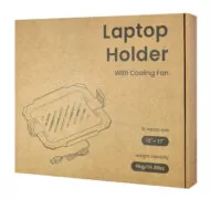 BRATECK βάση & ψύξη laptop NBH-8GL για βάση VESA, RGB, έως 17", μαύρη 7