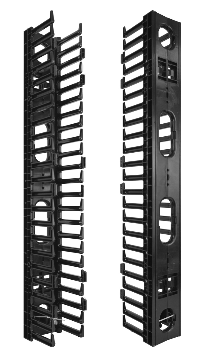 POWERTECH cable managment για rack NETW-0006, 23 θέσεων, πλαστικό, 2τμχ 4 POWERTECH cable managment για rack NETW-0006, 23 θέσεων, πλαστικό, 2τμχ - Image 2