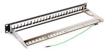 POWERTECH keystone patch panel NETW-0013, FTP 19"/1U, 24-port, 1U 2