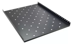 POWERTECH σταθερό ράφι για rack 19" NETW-0019, βάθος 650mm, μαύρο, 2τμχ 1