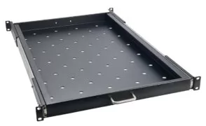 POWERTECH πτυσσόμενο ράφι για rack 19" NETW-0020, βάθος 740mm, μαύρο 1