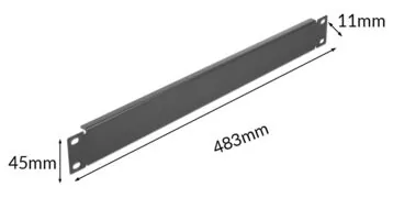 POWERTECH κάλυμμα panel NETW-0032 για rack 19"/1U, μεταλλικό, μαύρο 6 POWERTECH κάλυμμα panel NETW-0032 για rack 19"/1U, μεταλλικό, μαύρο 2