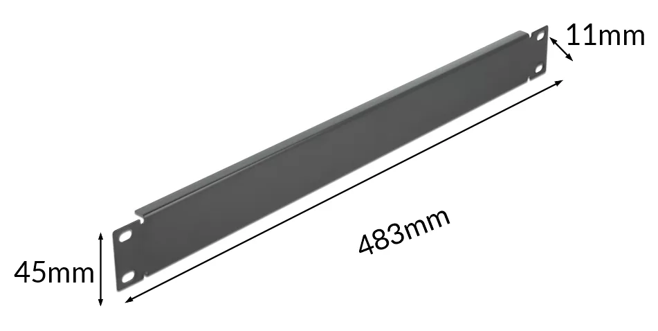 POWERTECH κάλυμμα panel NETW-0032 για rack 19"/1U, μεταλλικό, μαύρο 4 POWERTECH κάλυμμα panel NETW-0032 για rack 19"/1U, μεταλλικό, μαύρο - Image 2