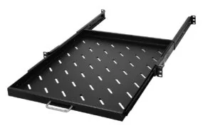 POWERTECH πτυσσόμενο ράφι για rack 19" NETW-0041, βάθος 570mm, μαύρο 2