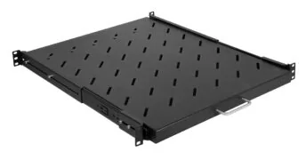 POWERTECH πτυσσόμενο ράφι για rack 19" NETW-0041, βάθος 570mm, μαύρο 4