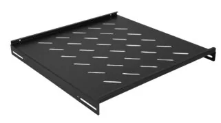 POWERTECH σταθερό ράφι για rack 19" NETW-0043, βάθος 475mm, μαύρο 2