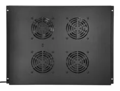 POWERTECH cooling fan για rack NETW-0044, 4x fans με μεταλλικό tray, 1.5m καλώδιο schuko, 54.5x41cm 1