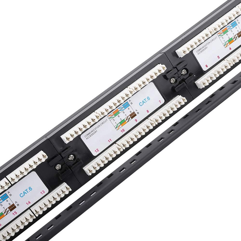 POWERTECH patch panel NETW-0046 για rack 19"/1U, 24 θυρών, CAT 6 UTP, μαύρο 5 POWERTECH patch panel NETW-0046 για rack 19"/1U, 24 θυρών, CAT 6 UTP, μαύρο - Image 3