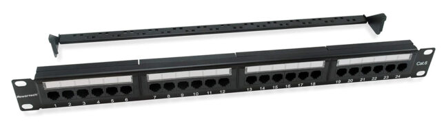 POWERTECH patch panel NETW-0046 για rack 19"/1U, 24 θυρών, CAT 6 UTP, μαύρο 11 POWERTECH patch panel NETW-0046 για rack 19"/1U, 24 θυρών, CAT 6 UTP, μαύρο 4