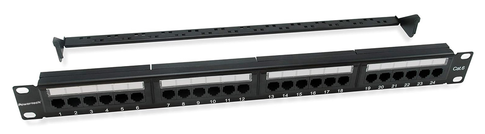 POWERTECH patch panel NETW-0046 για rack 19"/1U, 24 θυρών, CAT 6 UTP, μαύρο 6 POWERTECH patch panel NETW-0046 για rack 19"/1U, 24 θυρών, CAT 6 UTP, μαύρο - Image 4