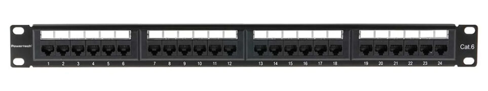 POWERTECH patch panel NETW-0046 για rack 19"/1U, 24 θυρών, CAT 6 UTP, μαύρο 12 POWERTECH patch panel NETW-0046 για rack 19"/1U, 24 θυρών, CAT 6 UTP, μαύρο 5
