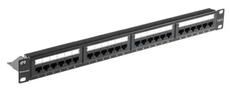 POWERTECH patch panel NETW-0046 για rack 19"/1U, 24 θυρών, CAT 6 UTP, μαύρο 1 POWERTECH patch panel NETW-0046 για rack 19"/1U, 24 θυρών, CAT 6 UTP, μαύρο