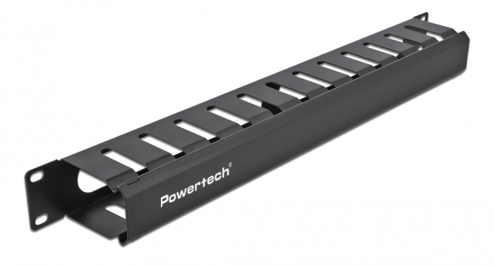 POWERTECH cable management NETW-0047 για rack 19"/1U, μεταλλικό, μαύρο 3 POWERTECH cable management NETW-0047 για rack 19"/1U, μεταλλικό, μαύρο